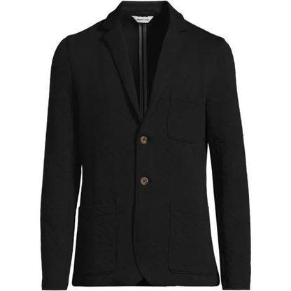 School Uniform Men's Quilted Two Button Blazer