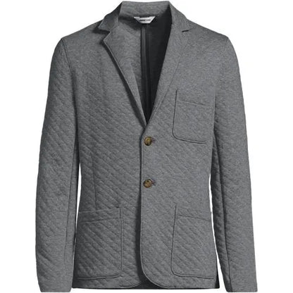 School Uniform Men's Quilted Two Button Blazer