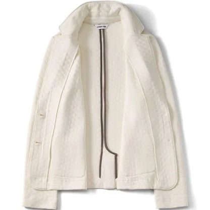 School Uniform Women's Quilted Two Button Blazer