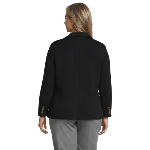 School Uniform Women's Quilted Two Button Blazer