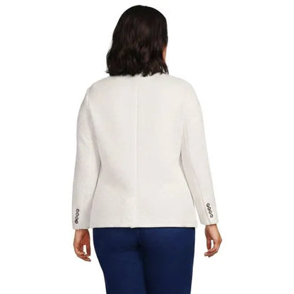 School Uniform Women's Quilted Two Button Blazer