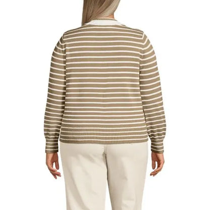 Women's Drifter Set in Sleeve Vneck Sweater