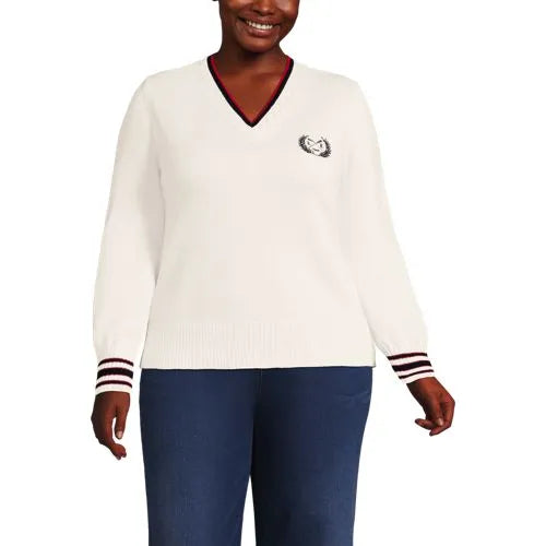 Women's Drifter Set in Sleeve Vneck Sweater