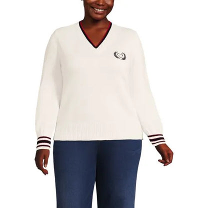 Women's Drifter Set in Sleeve Vneck Sweater