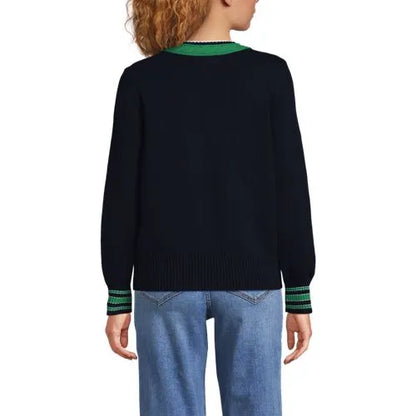 Women's Drifter Set in Sleeve Vneck Sweater
