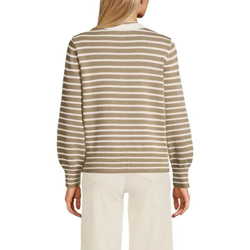 Women's Drifter Set in Sleeve Vneck Sweater