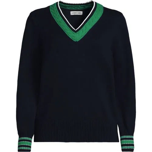 Women's Drifter Set in Sleeve Vneck Sweater