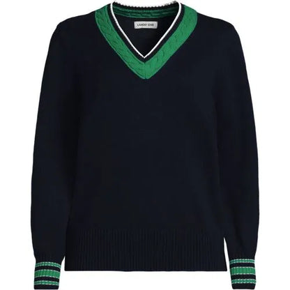 Women's Drifter Set in Sleeve Vneck Sweater