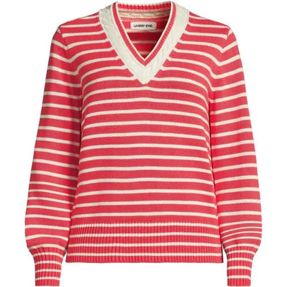Women's Drifter Set in Sleeve Vneck Sweater