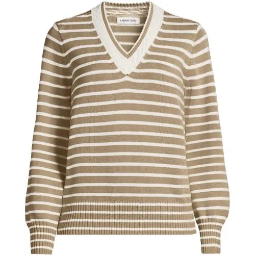 Women's Drifter Set in Sleeve Vneck Sweater