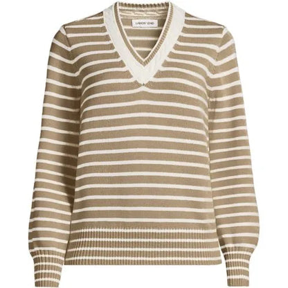 Women's Drifter Set in Sleeve Vneck Sweater