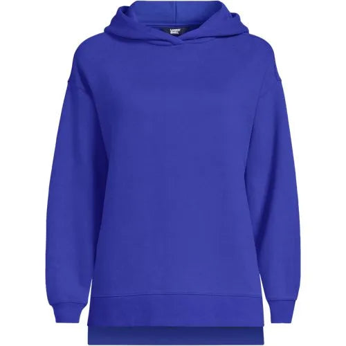 Women's Long Sleeve Serious Sweats Hooded Tunic Sweatshirt