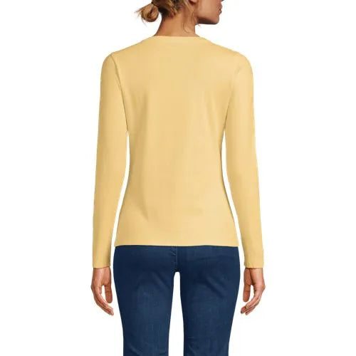 Women's Long Sleeve Micro Rib Button Through Cardigan