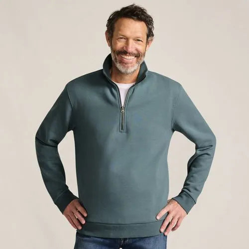 Men's Long Sleeve Serious Sweats Quarter Zip Sweatshirt