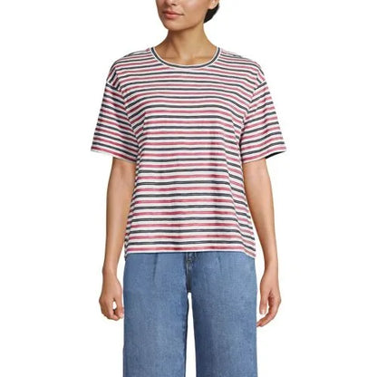 Women's Short Sleeve Slub Jersey T-Shirt