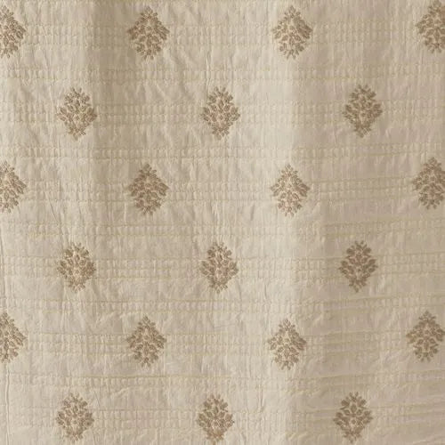 Embroidered Matelasse Bed Coverlet