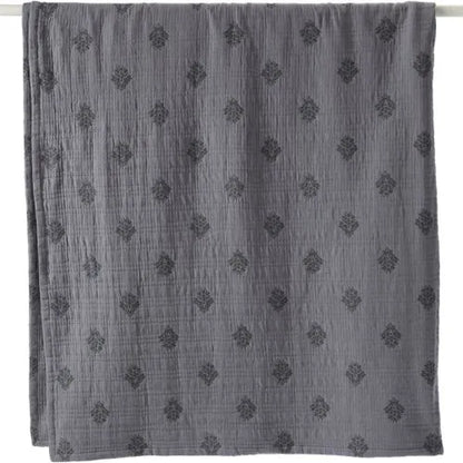 Embroidered Matelasse Bed Coverlet