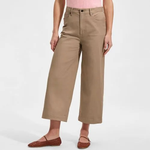 Women's Knockabout Chino High Rise 5 Pocket Wide Leg Crop Pants