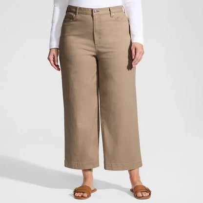 Women's Knockabout Chino High Rise 5 Pocket Wide Leg Crop Pants
