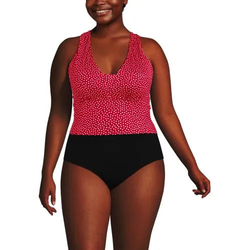 Women's Plus Size Twist Back Midkini