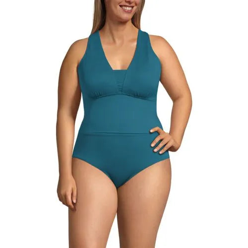 Women's Plus Size Twist Back Midkini