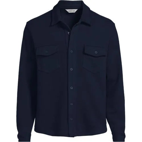 Men's Long Sleeve Bedford Button Through Utility Overshirt