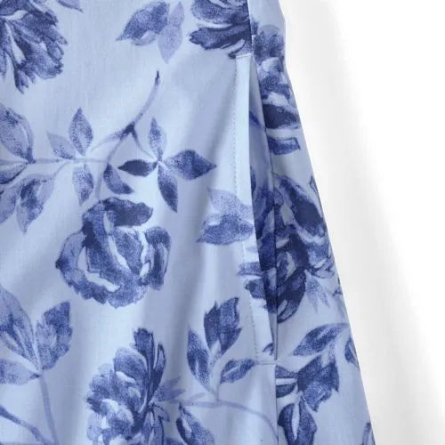 Women's Princess Seamed Cotton Poplin Midi Dress