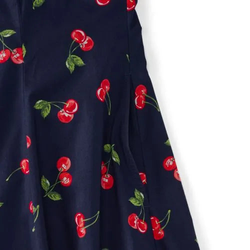 Women's Princess Seamed Cotton Poplin Midi Dress