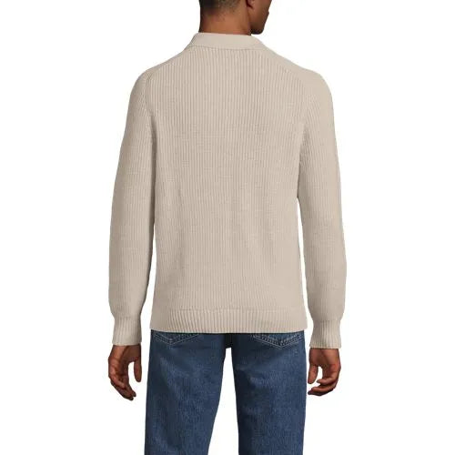 Men's Long Sleeve Drifter Polo Sweater