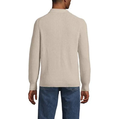 Men's Long Sleeve Drifter Polo Sweater