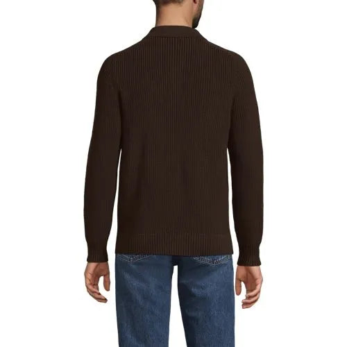 Men's Long Sleeve Drifter Polo Sweater