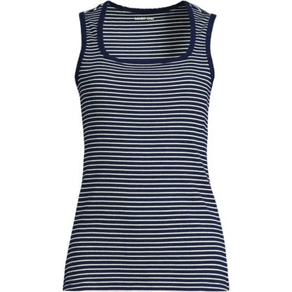 Women's Micro Rib Square Neck Tank