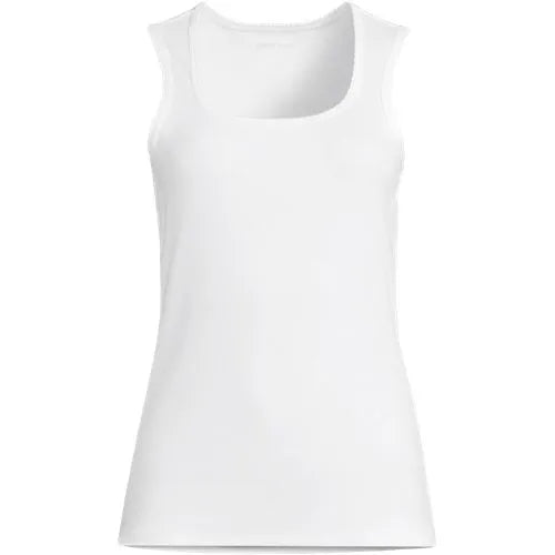 Women's Micro Rib Square Neck Tank