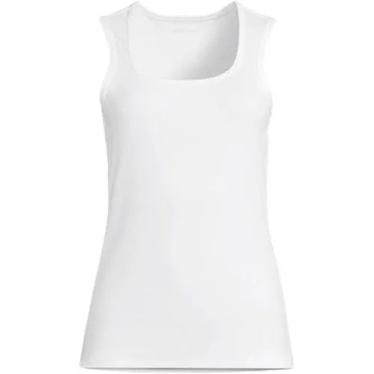 Women's Micro Rib Square Neck Tank
