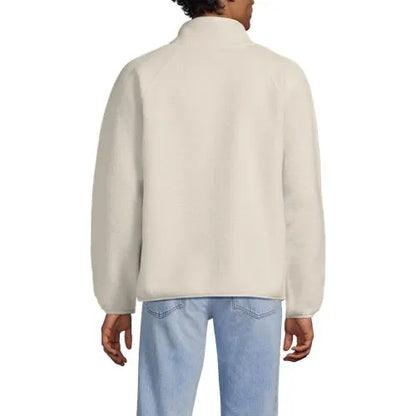 Unisex Snap Neck Fleece Pullover