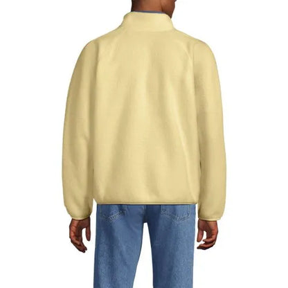 Unisex Snap Neck Fleece Pullover
