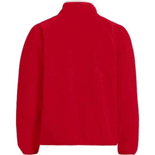Unisex Snap Neck Fleece Pullover