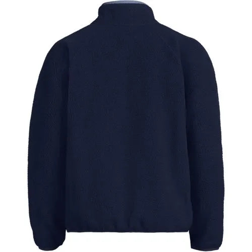 Unisex Snap Neck Fleece Pullover