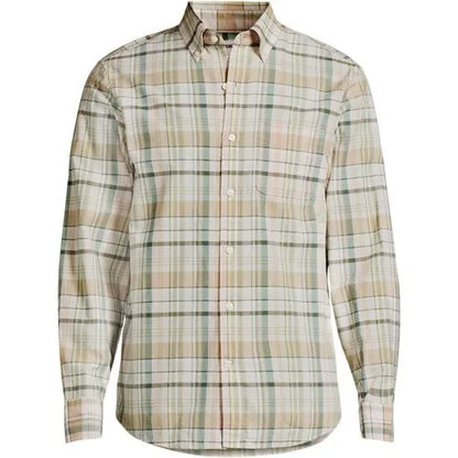 Men's Long Sleeve Madras Shirt