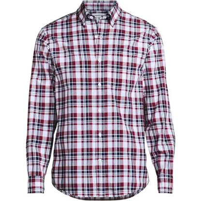Men's Long Sleeve Madras Shirt