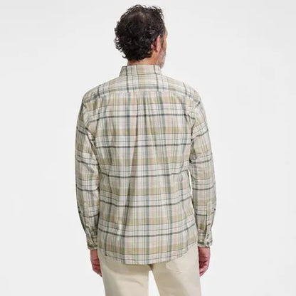 Men's Long Sleeve Madras Shirt