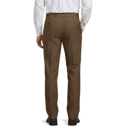Men's Classic Fit Linen Blend Polished Trouser