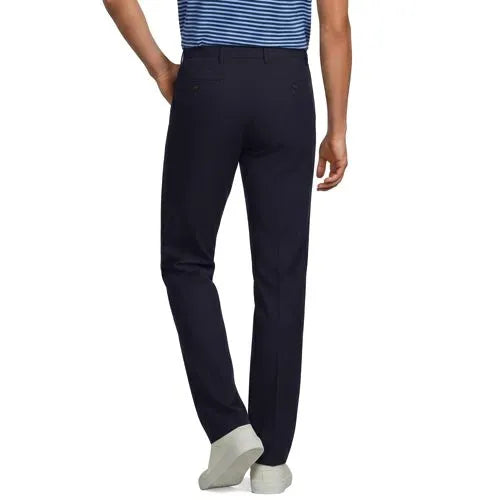 Men's Classic Fit Linen Blend Polished Trouser