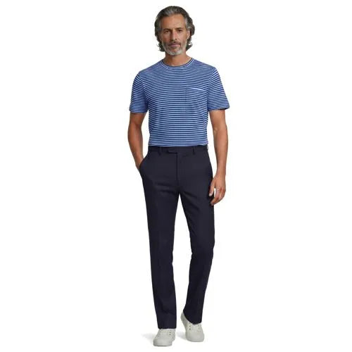 Men's Classic Fit Linen Blend Polished Trouser