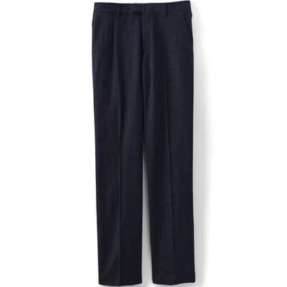 Men's Classic Fit Linen Blend Polished Trouser