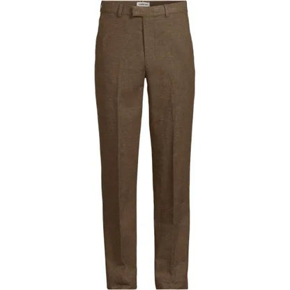 Men's Classic Fit Linen Blend Polished Trouser