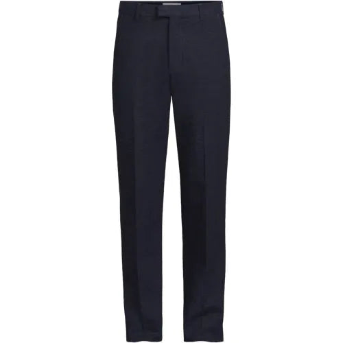 Men's Classic Fit Linen Blend Polished Trouser