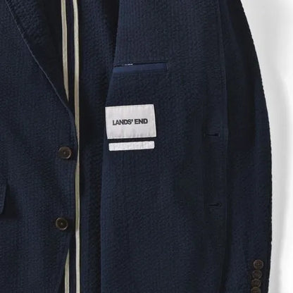 Men's Classic Fit Seersucker Blazer