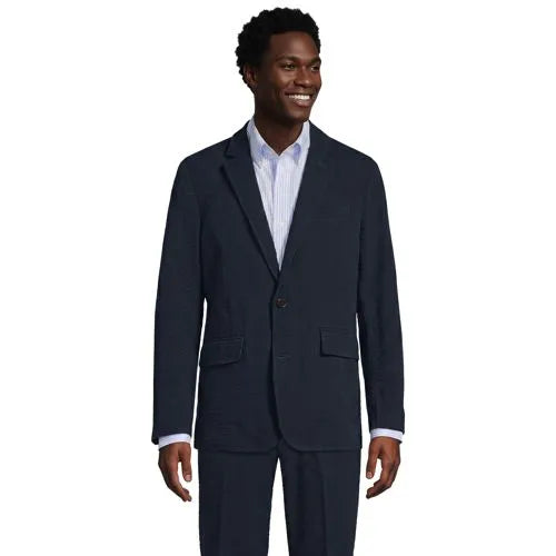Men's Classic Fit Seersucker Blazer