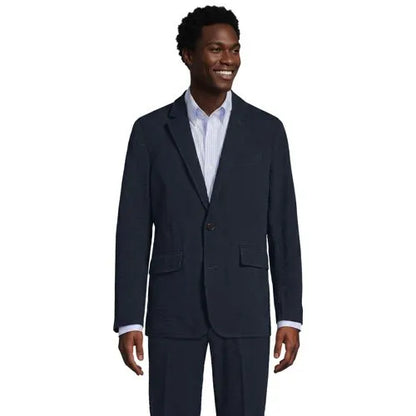 Men's Classic Fit Seersucker Blazer